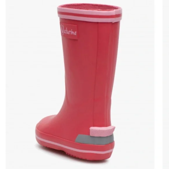 NWT NATURINO RAIN BOOT Wellies in Fuchsia - Picture 4 of 13